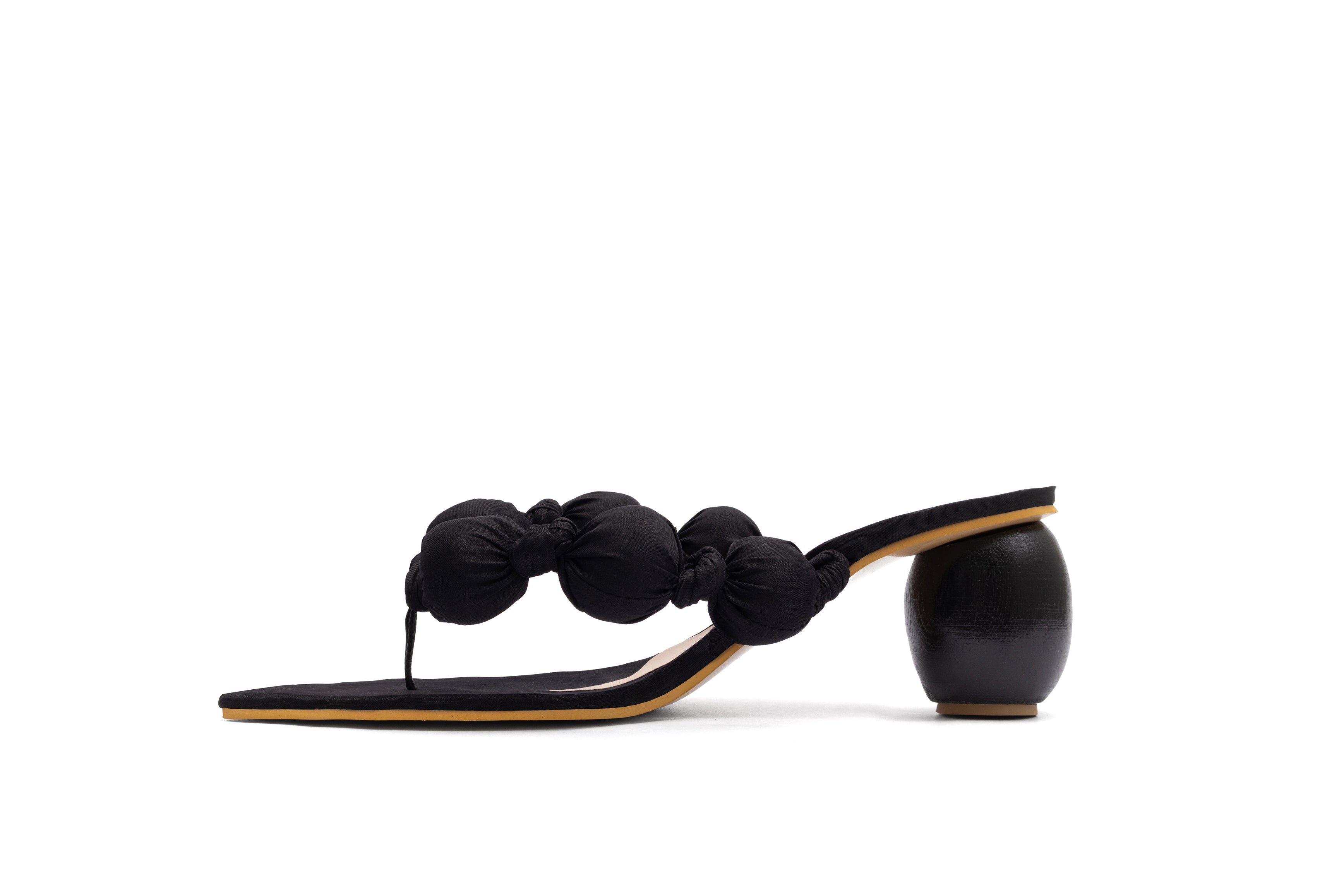 Citrus Sculpt Black Heels