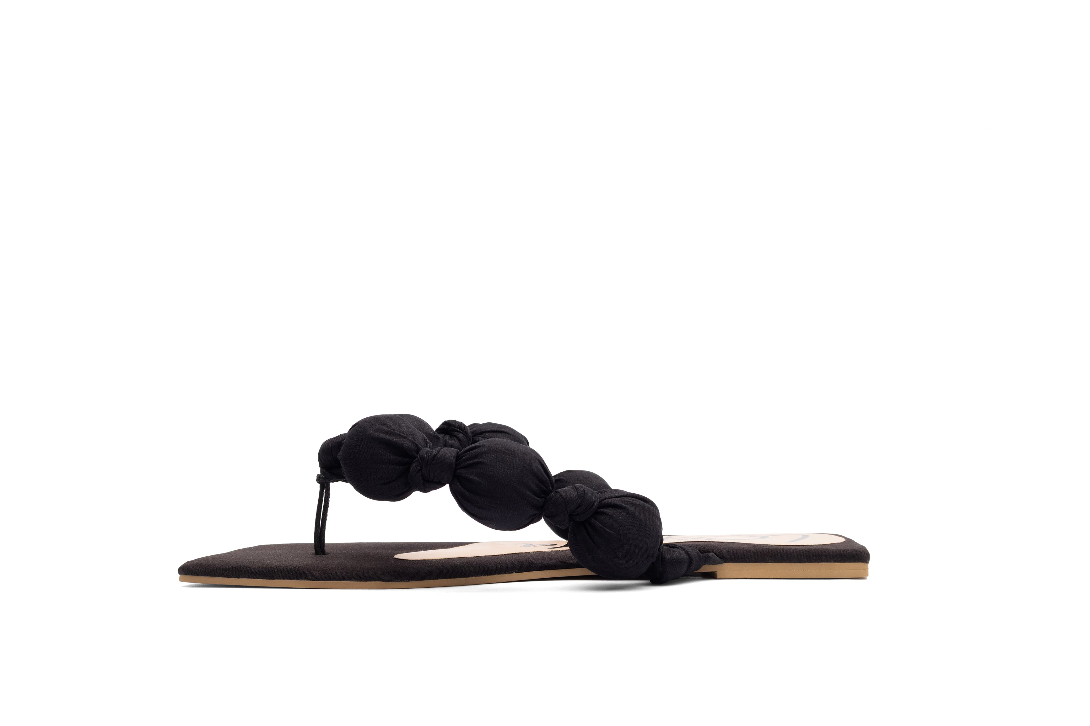 Citrus Sculpt Black Flats