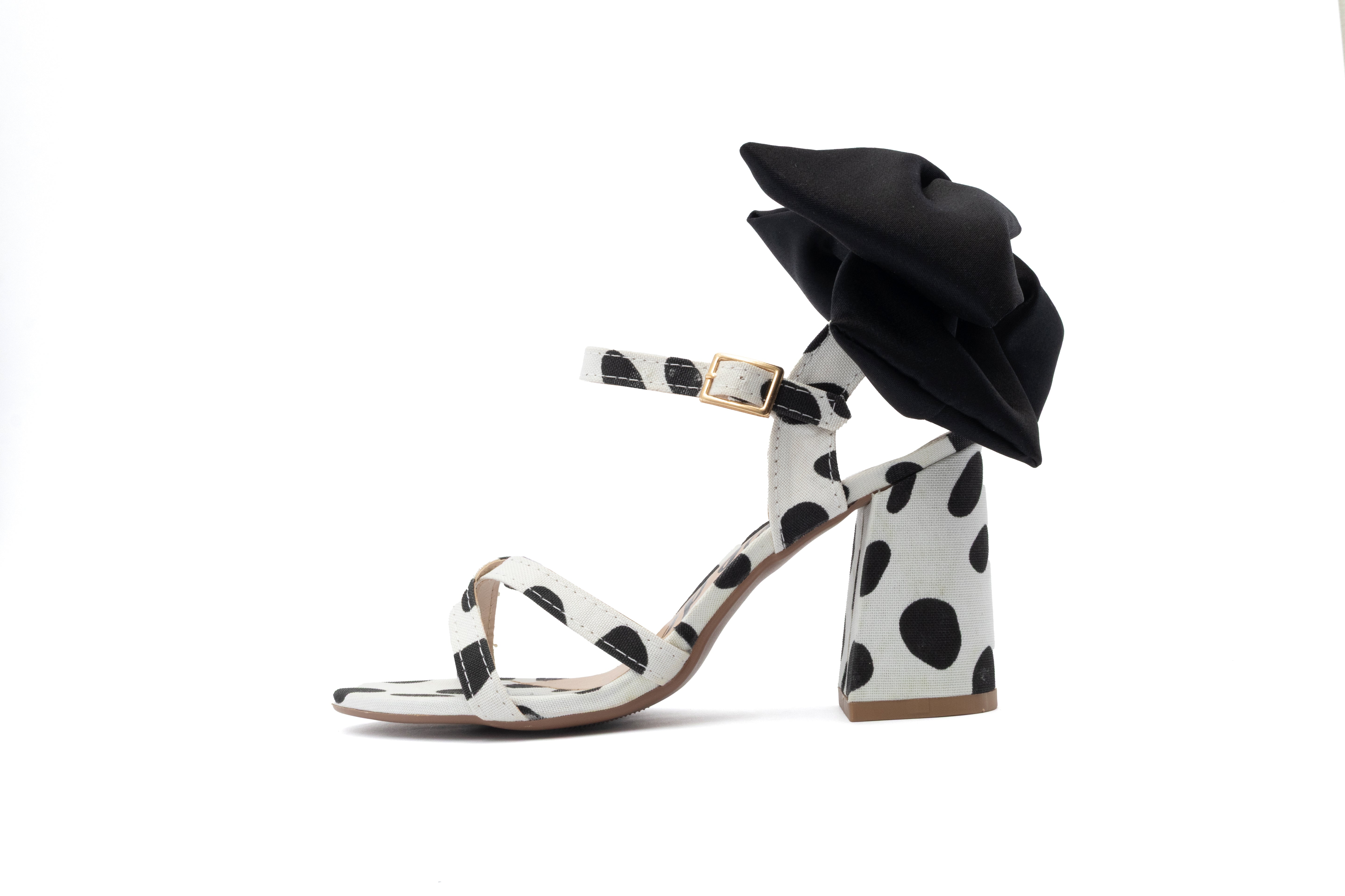 Rina dalmatian sandals