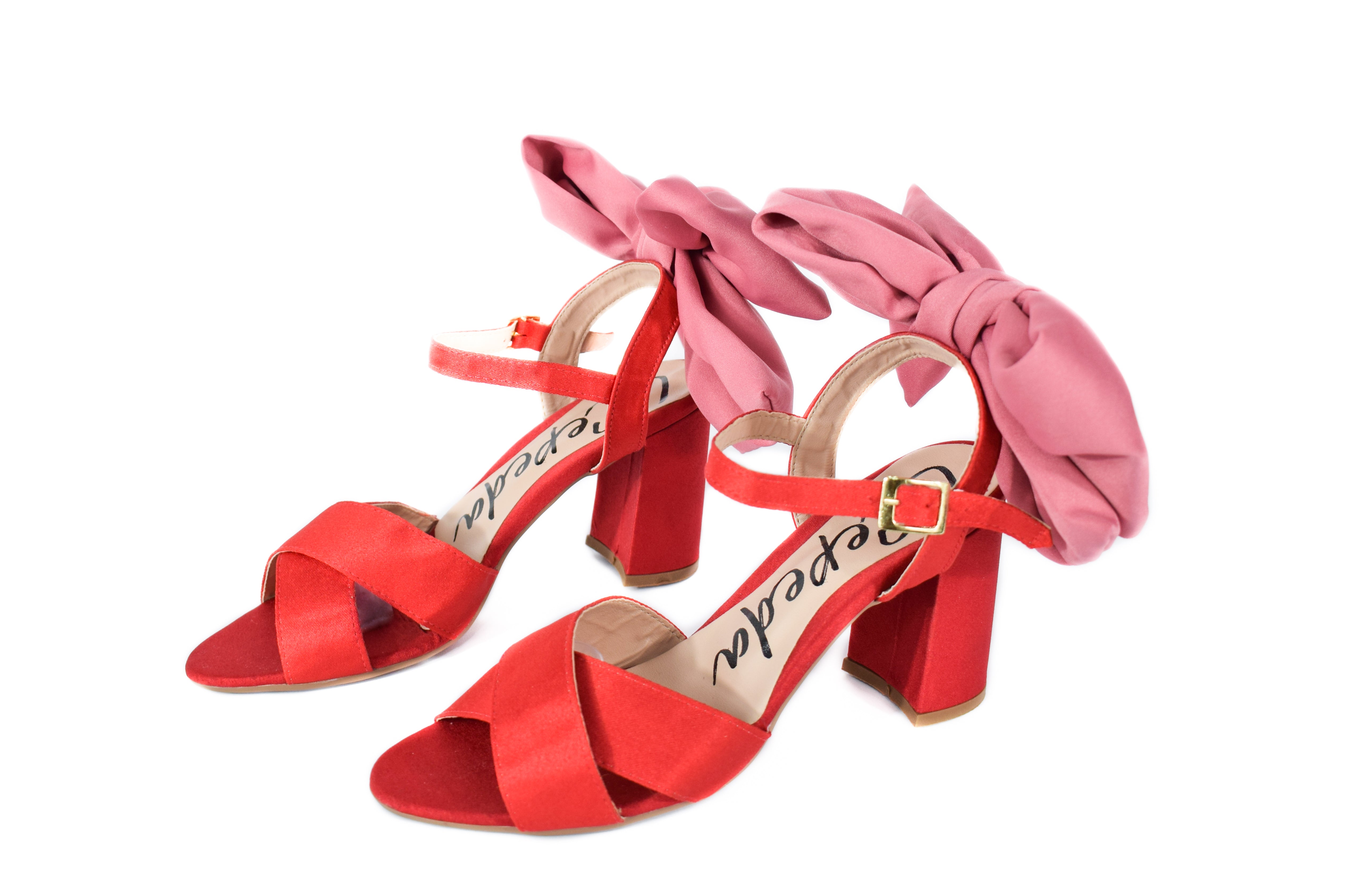 Merle blush sandals