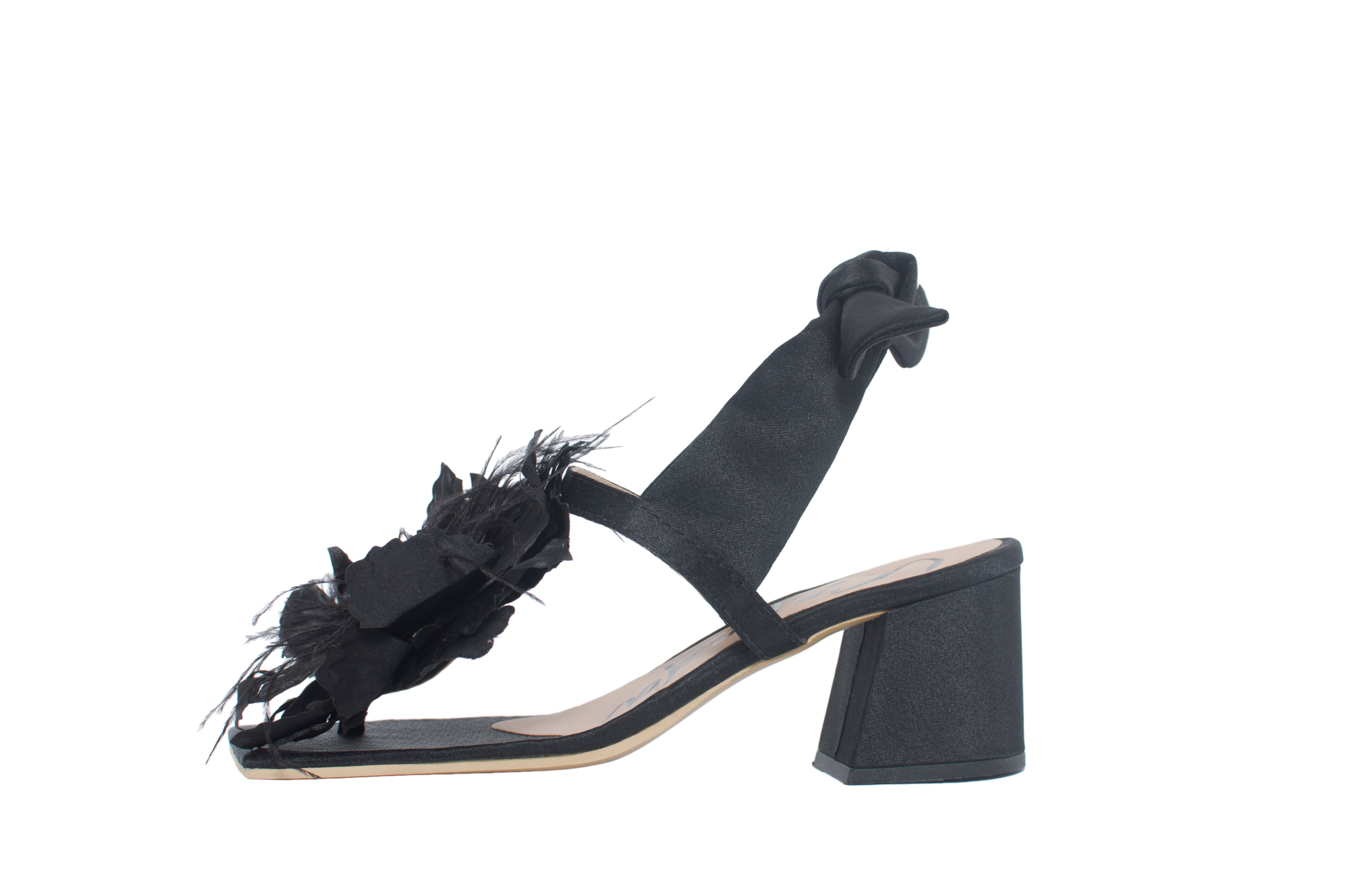 Mai Square Sandals Black