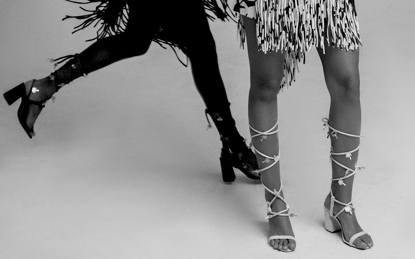 Adonidia black sandals