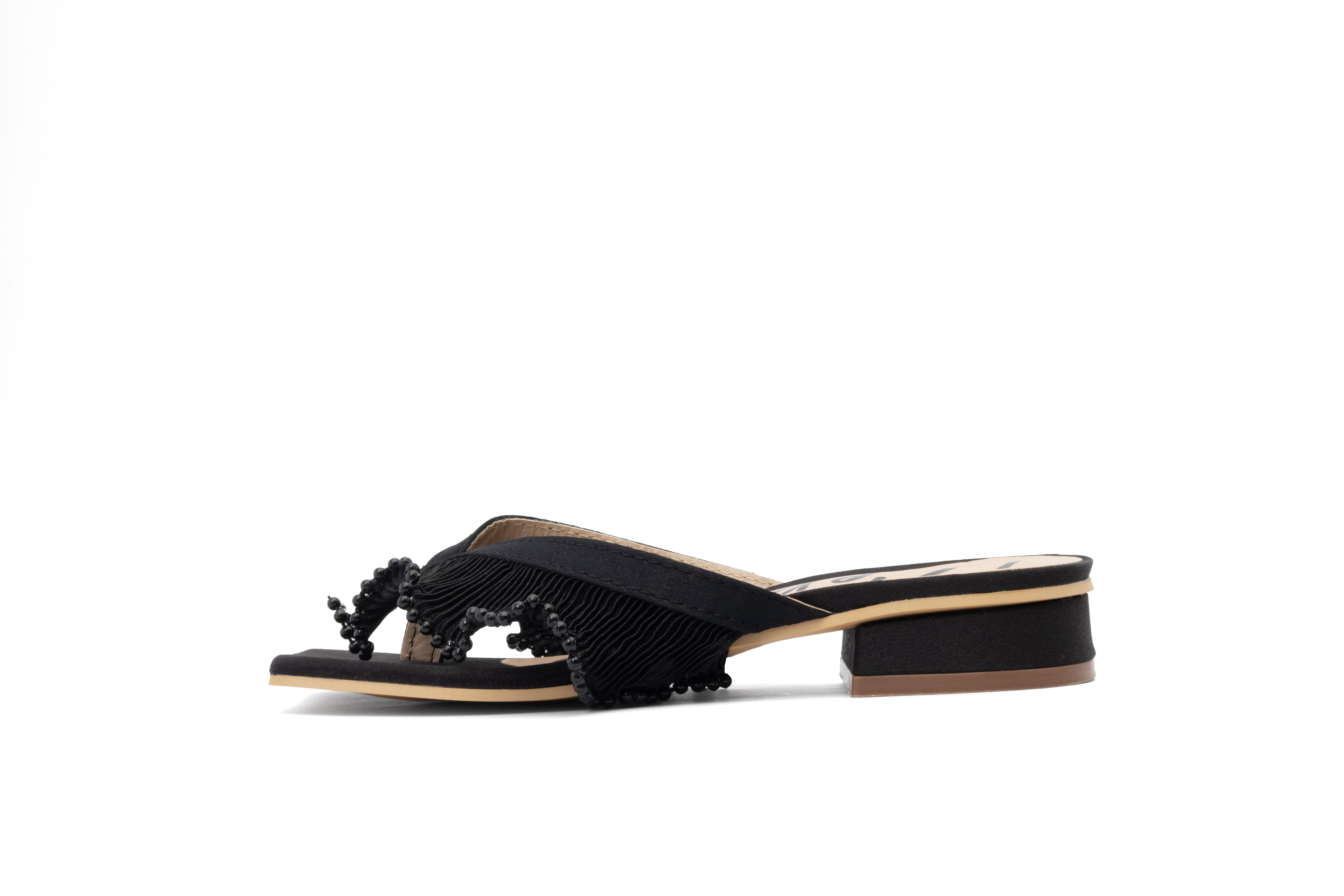Koi black sandals