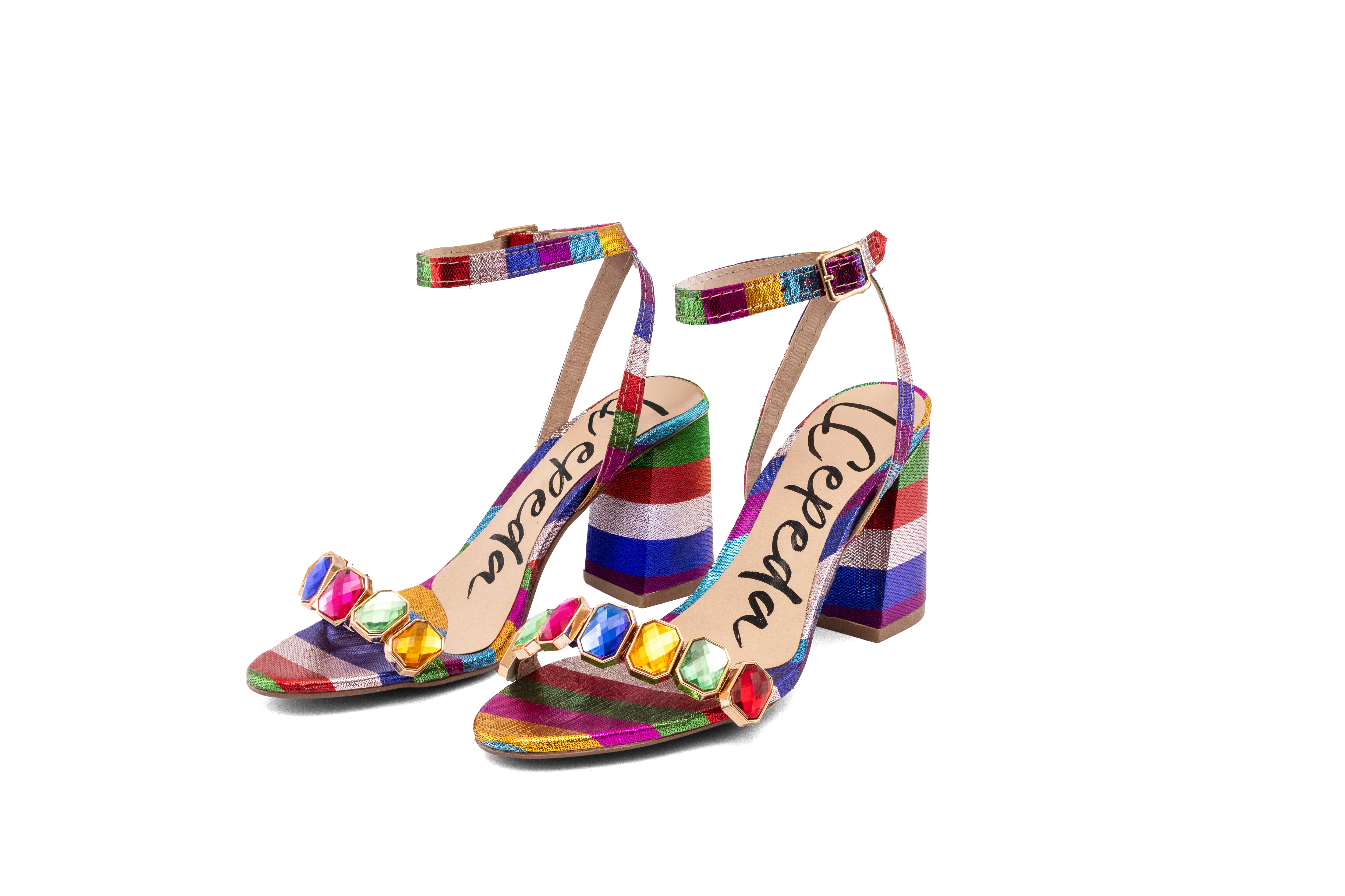 Dotty rainbown sandals